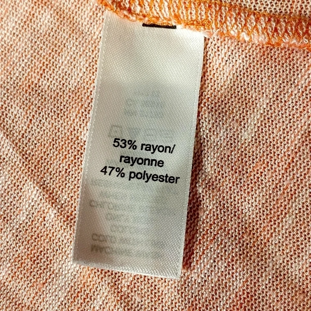 Maurices Two Tone Heathered Coral Open Cardigan Women's Small S Lightweight EUC